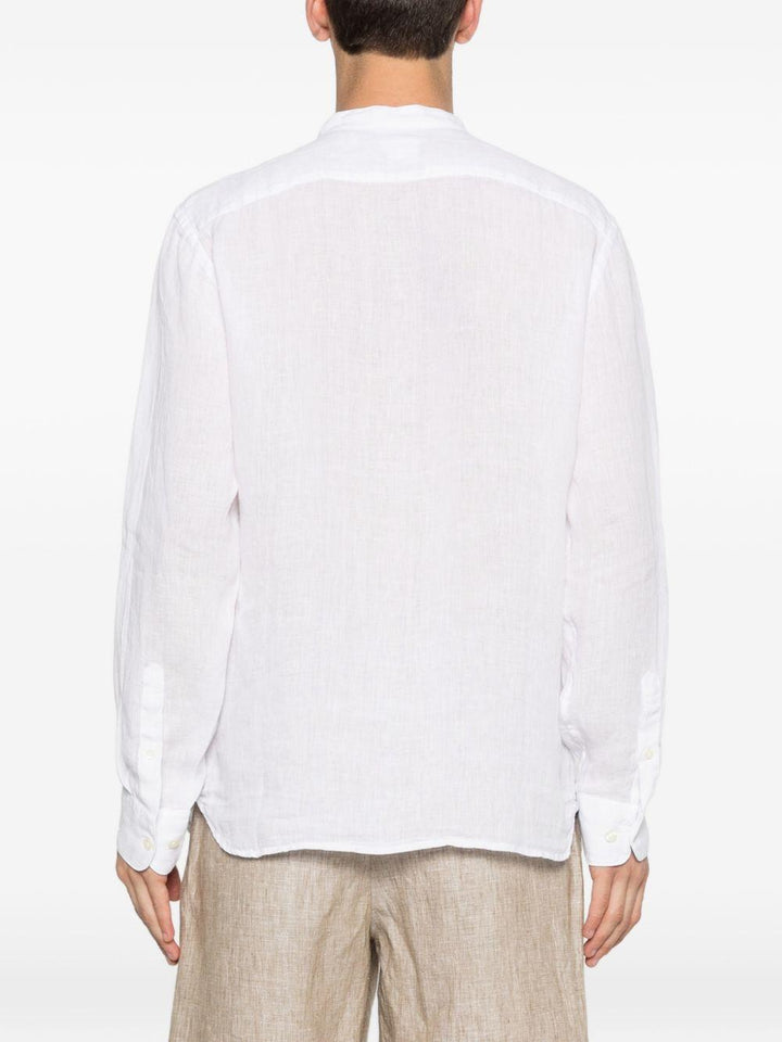 Camicia bianca colletto coreano 