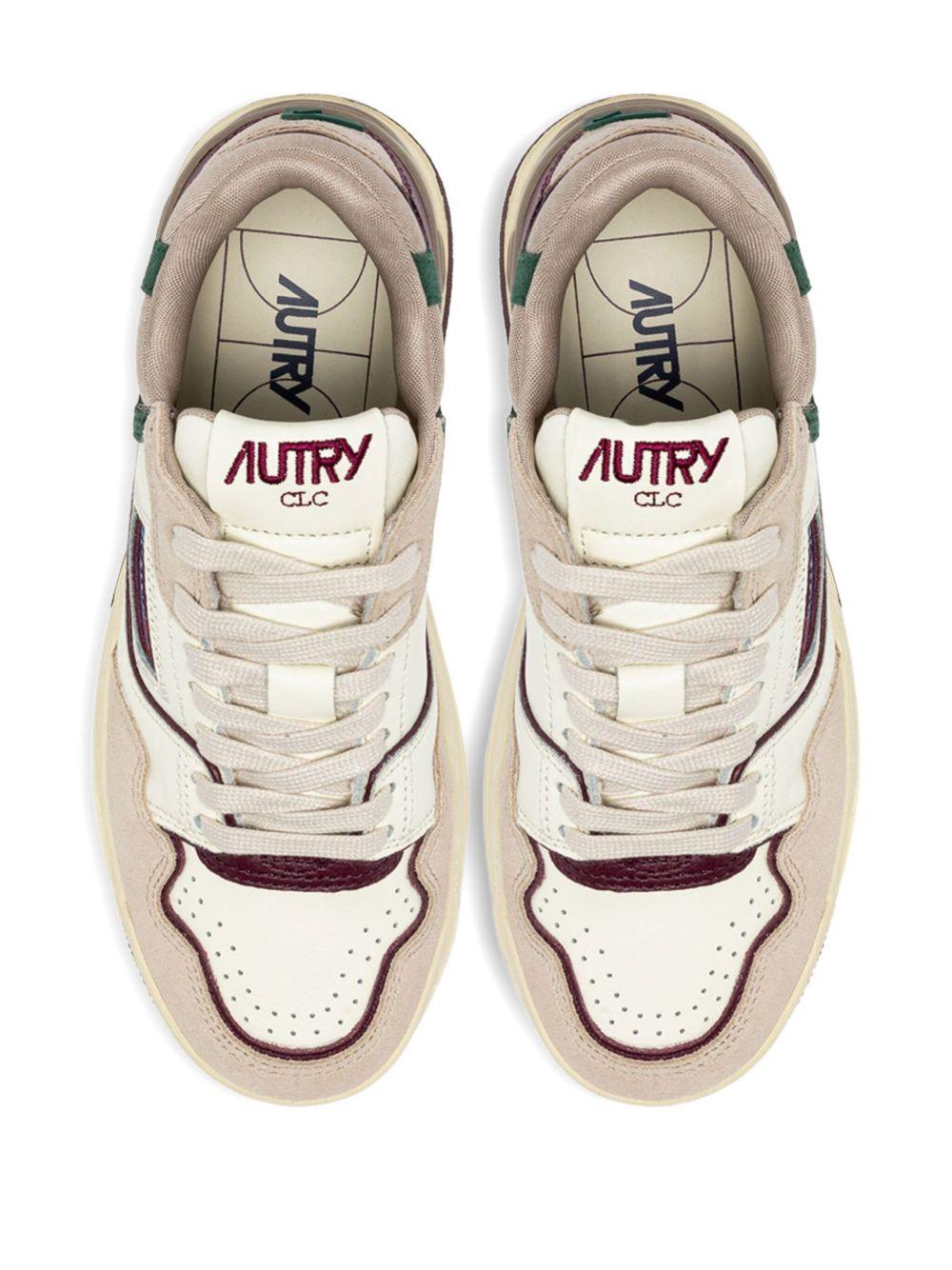 Sneakers bianche in pelle 