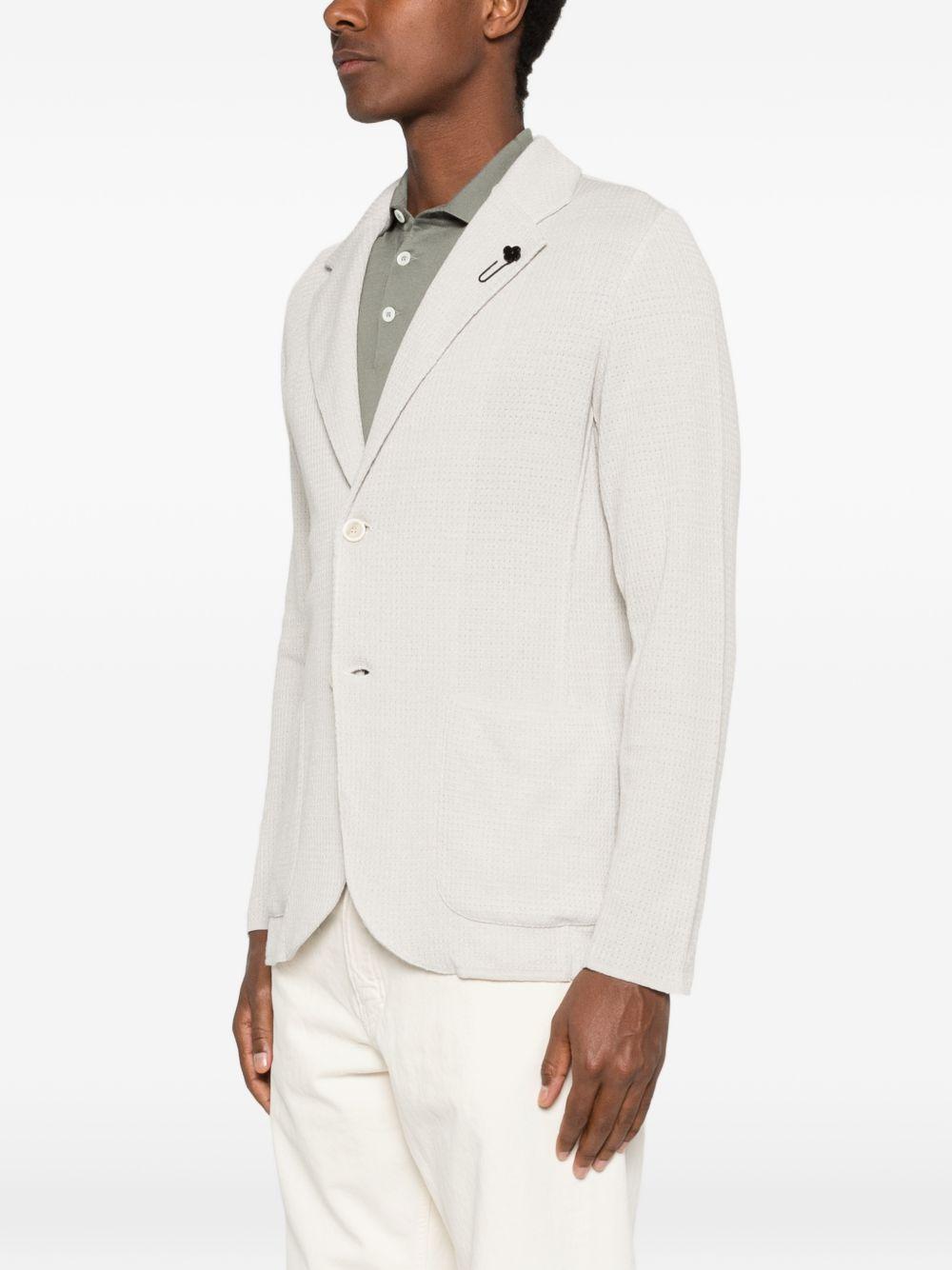 Blazer tasche applicate beige chiaro 