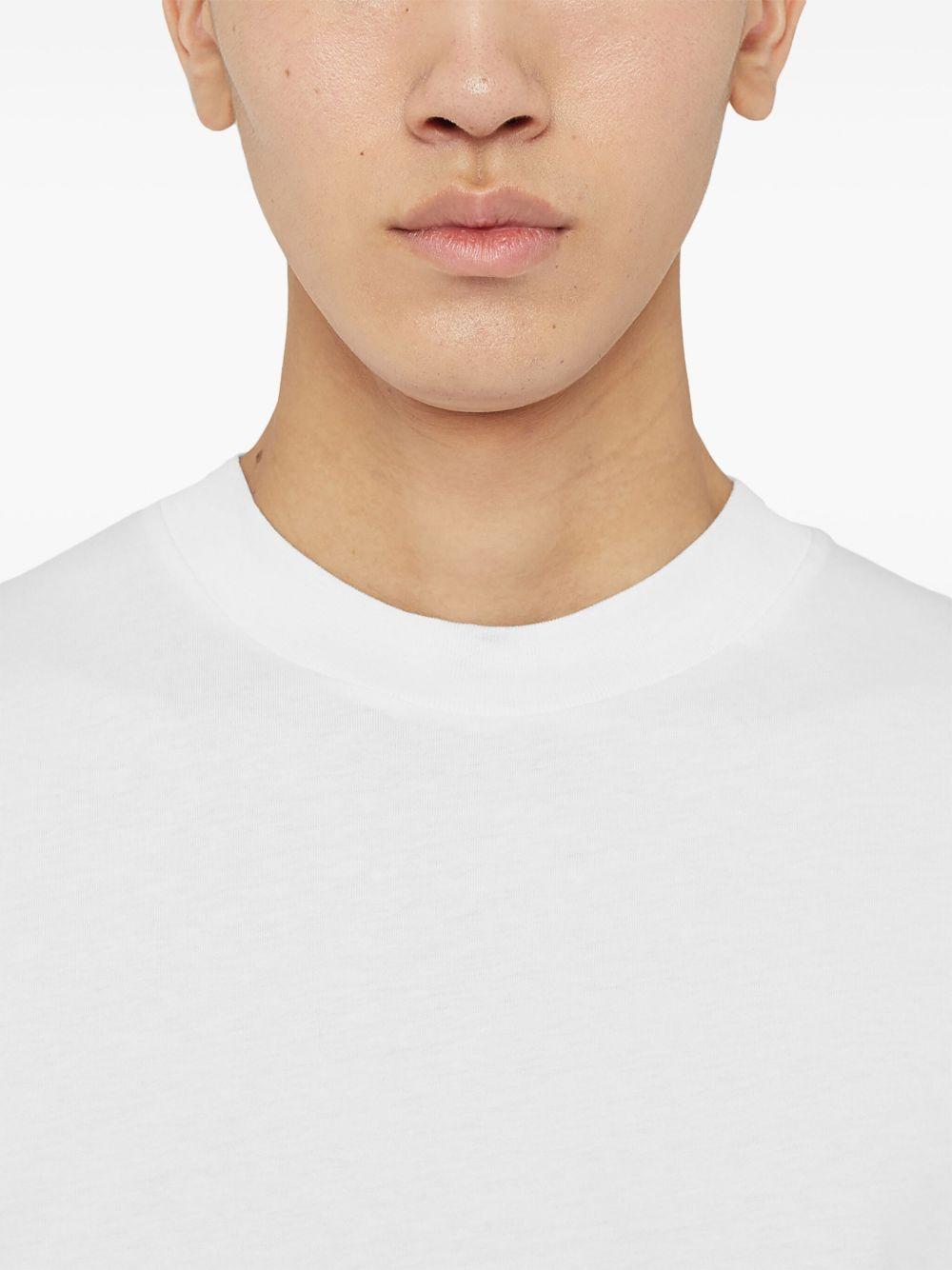T-shirt girocollo bianca 