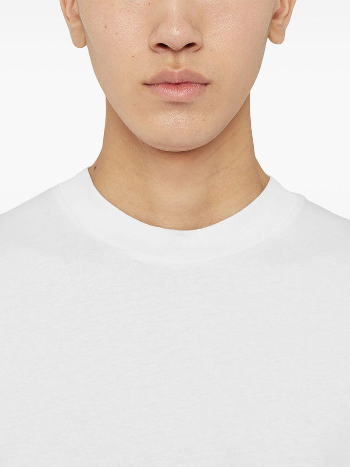 T-shirt girocollo bianca 