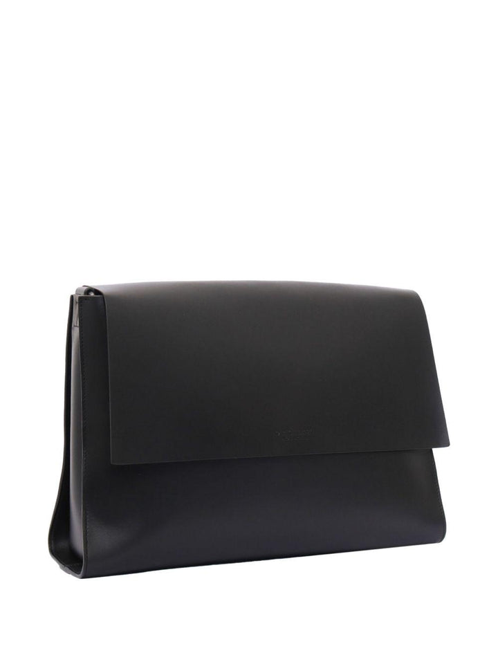 Borsa messenger nera Alba in pelle 