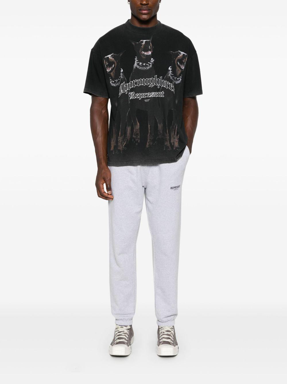 T-shirt nera Thoroughbred 