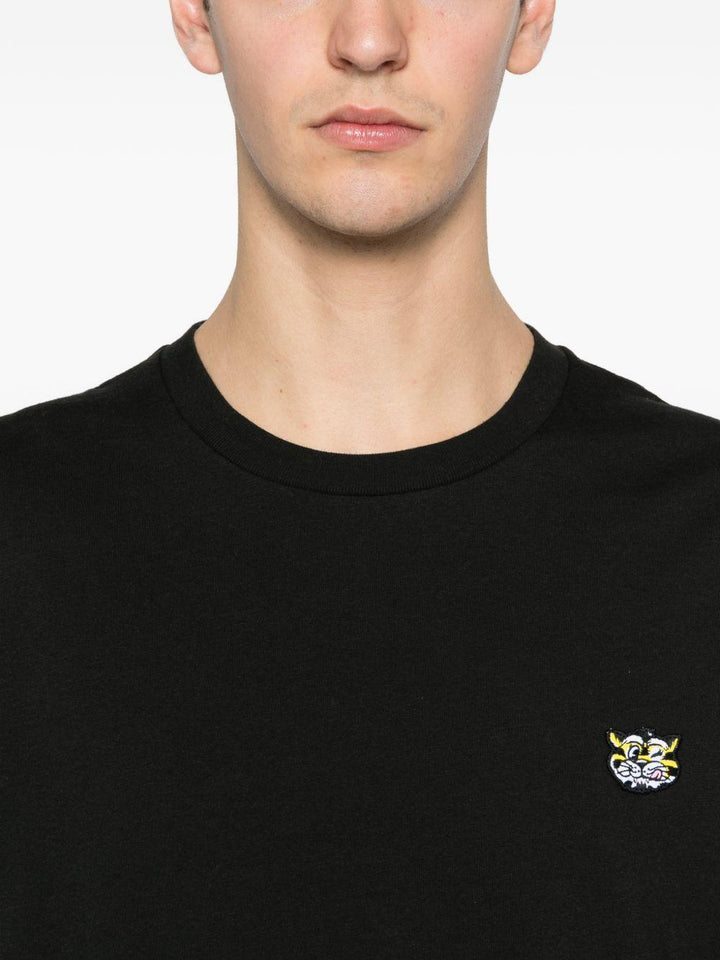 T-shirt Wild Tiger nera 