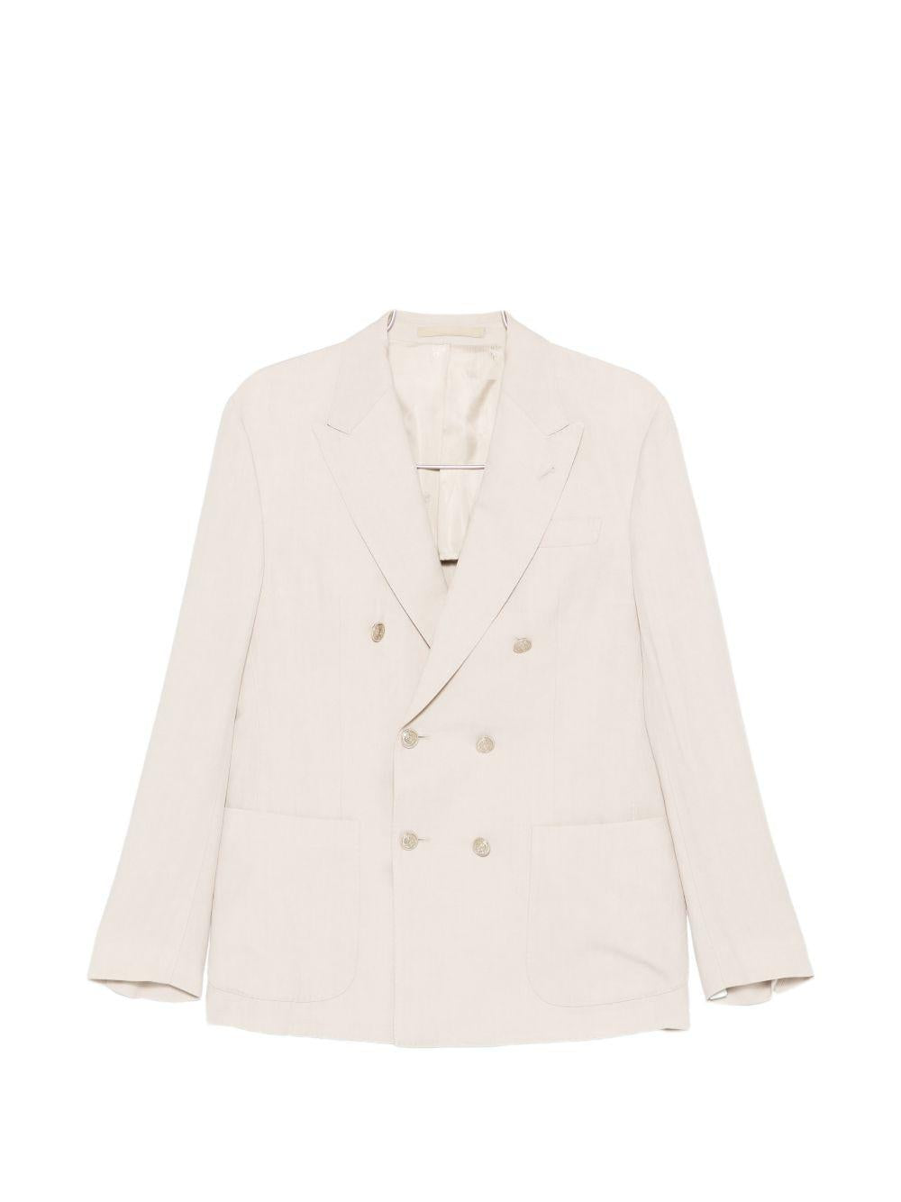 Blazer doppiopetto sabbia 