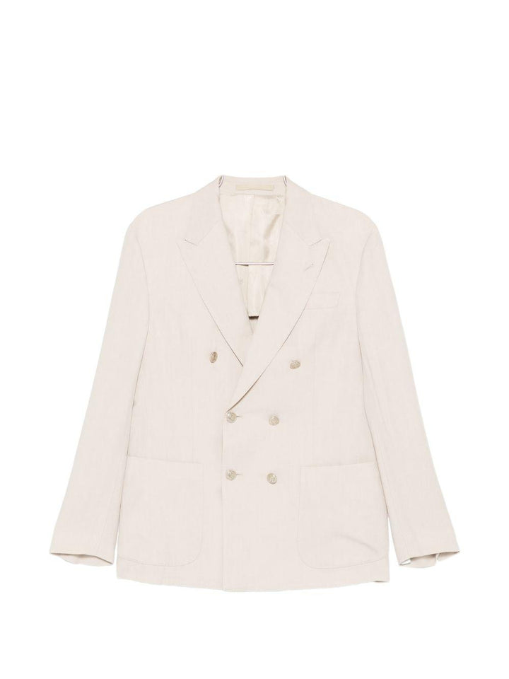 Blazer doppiopetto sabbia 