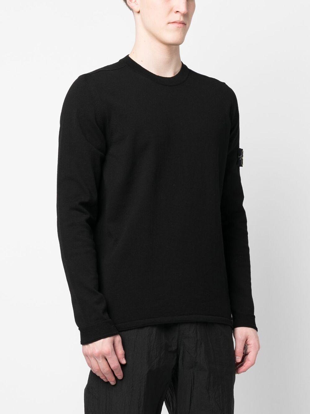 Maglione girocollo nero 