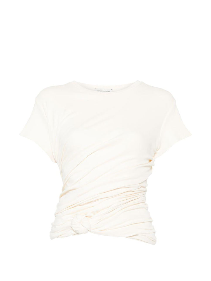 T-shirt con nodo 