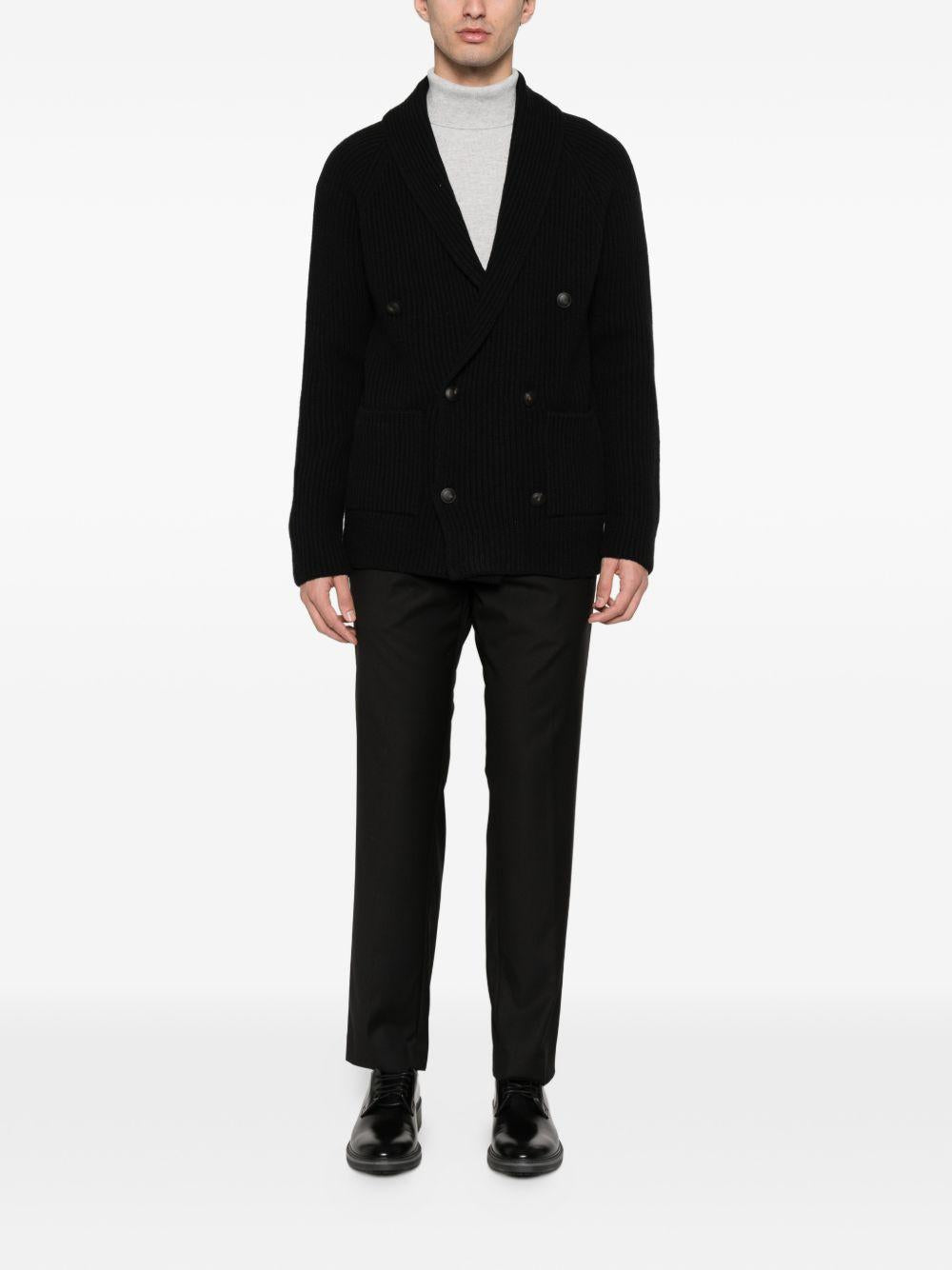 Pantaloni neri con coulisse 