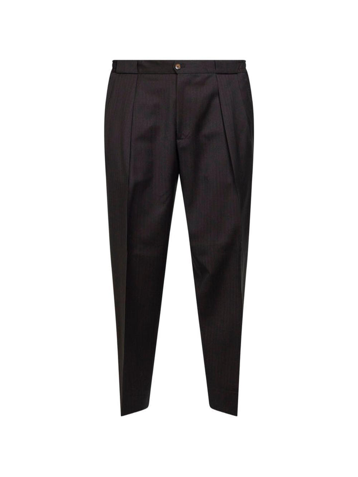 Pantaloni Portobello dritti testa di moro 
