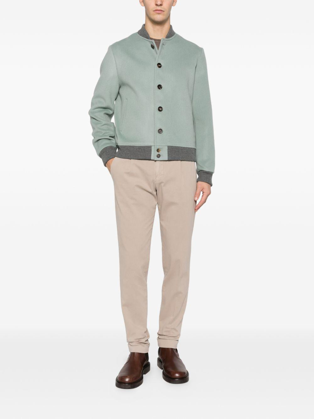 Pantaloni plissé beige 