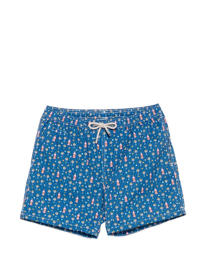 Costume da bagno nero/azzurro 