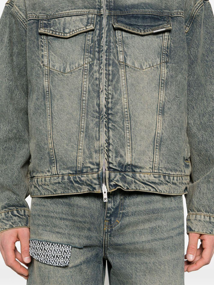 Giacca denim blu cream R4 