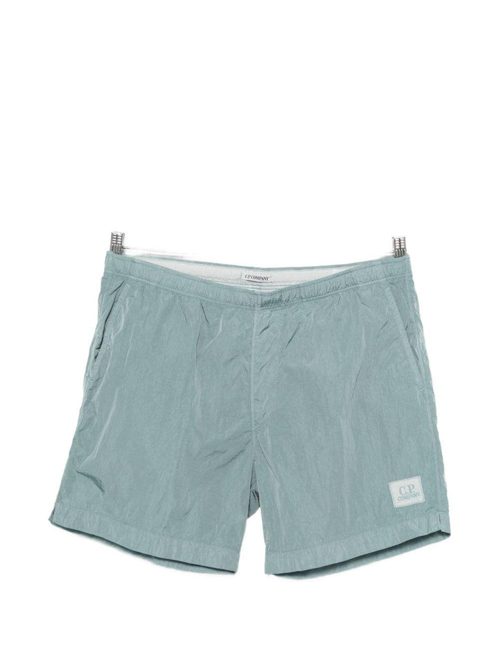 Costume da bagno silver blu con logo 