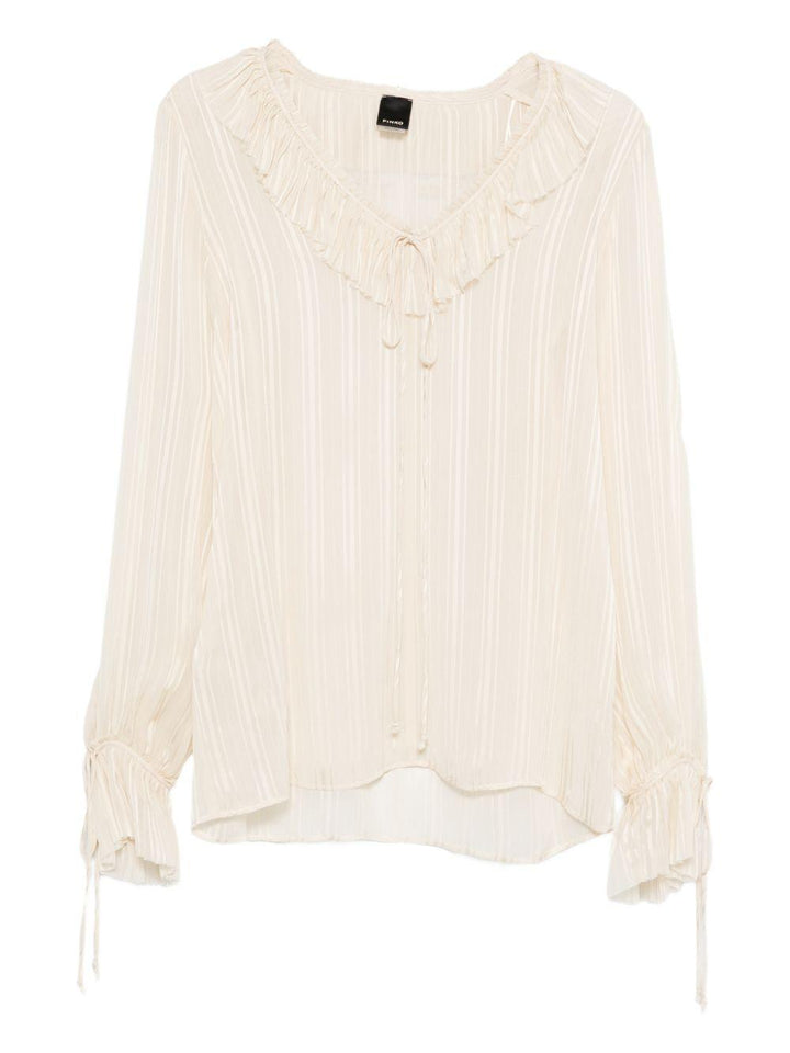 Camicia con ruches 