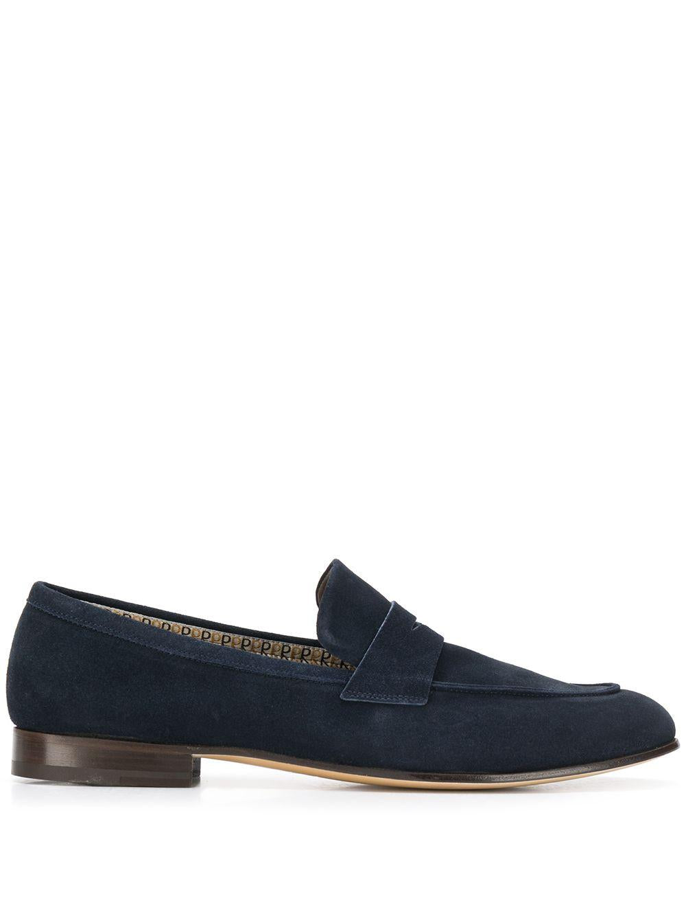 Mocassini marine in pelle 