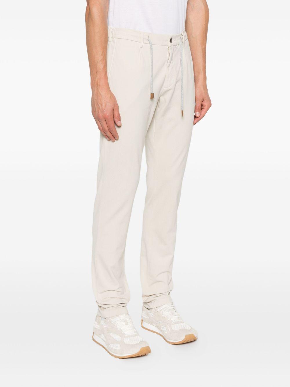 Pantaloni con coulisse sabbia 