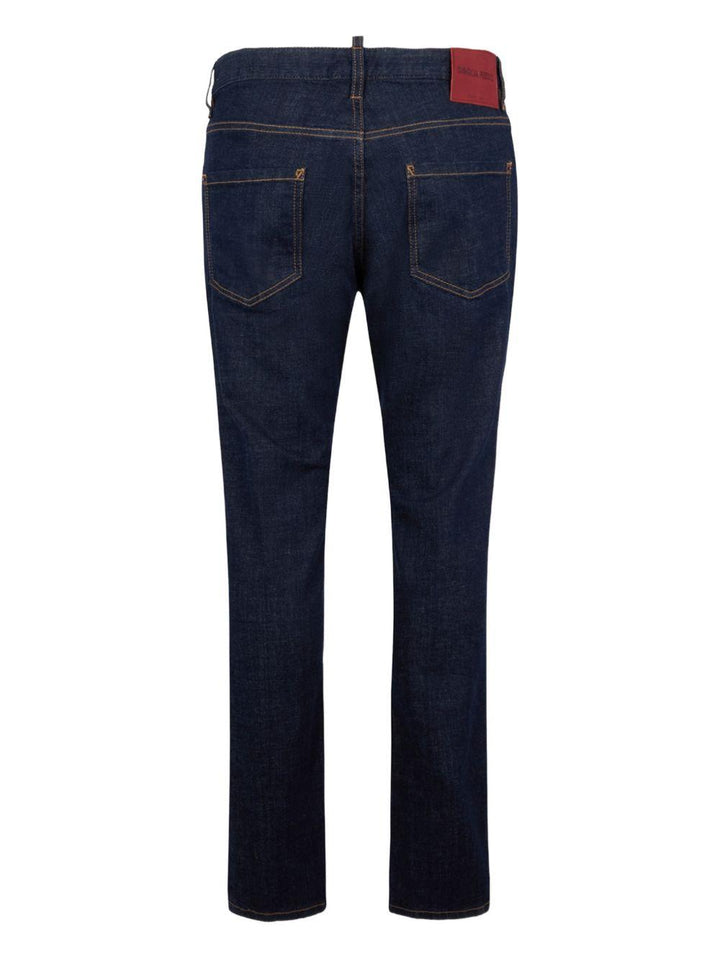 Jeans teddy lavaggio blu navy 