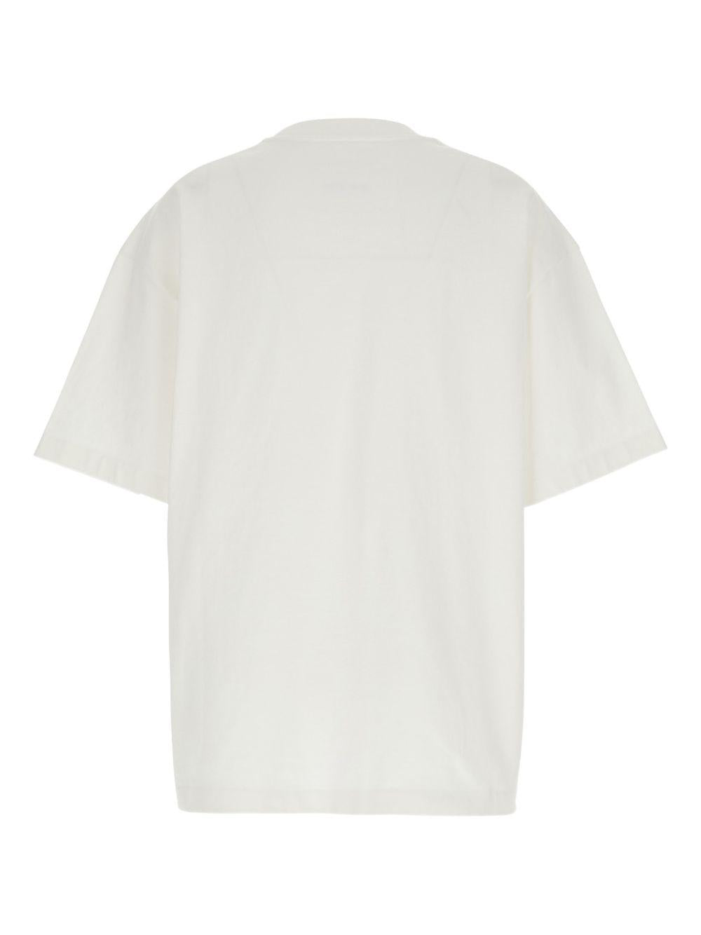 T-shirt porcelain con logo 