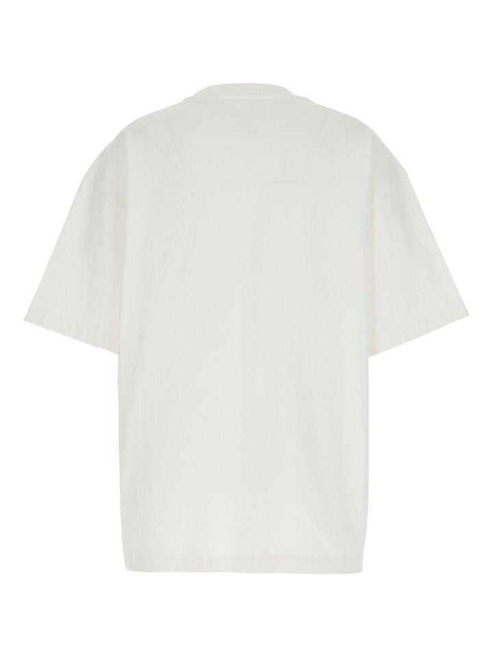 T-shirt porcelain con logo 