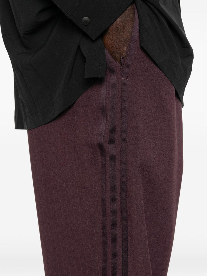 Pantaloni burgundy con coulisse 