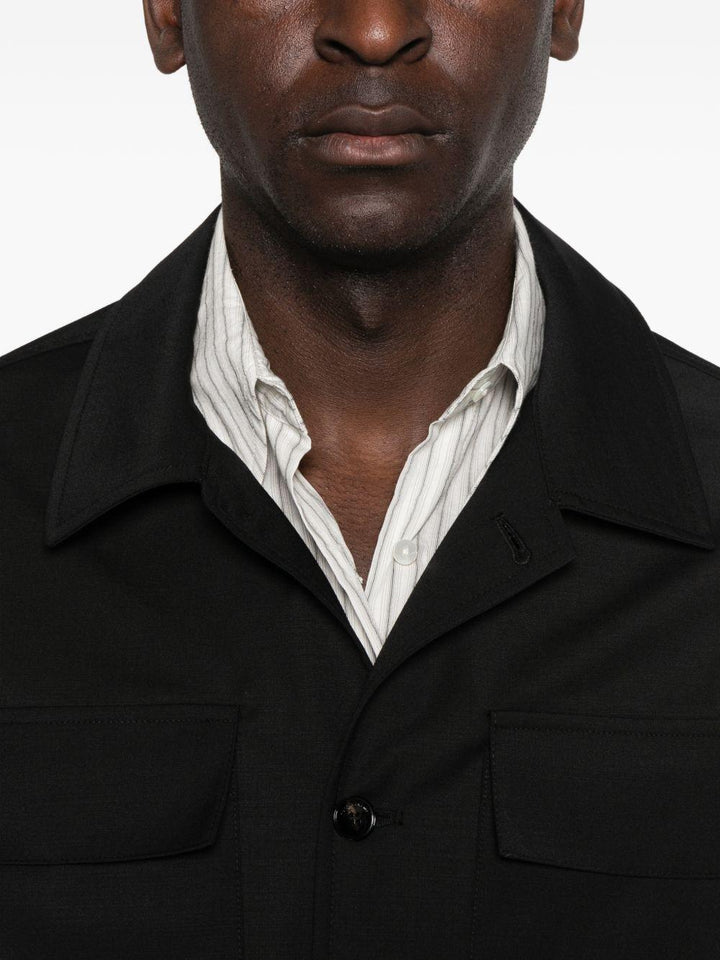 Overshirt James nera 
