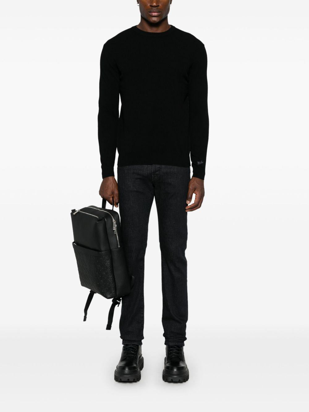 Maglione girocollo nero 