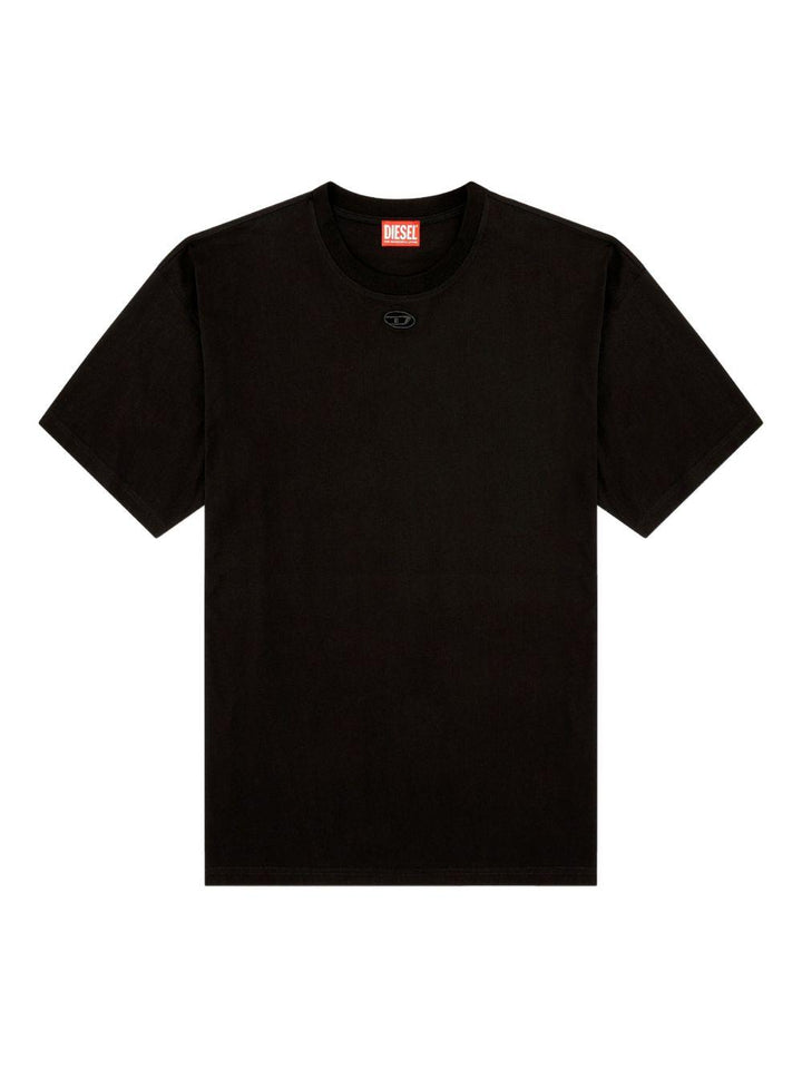 T-shirt con logo nera 