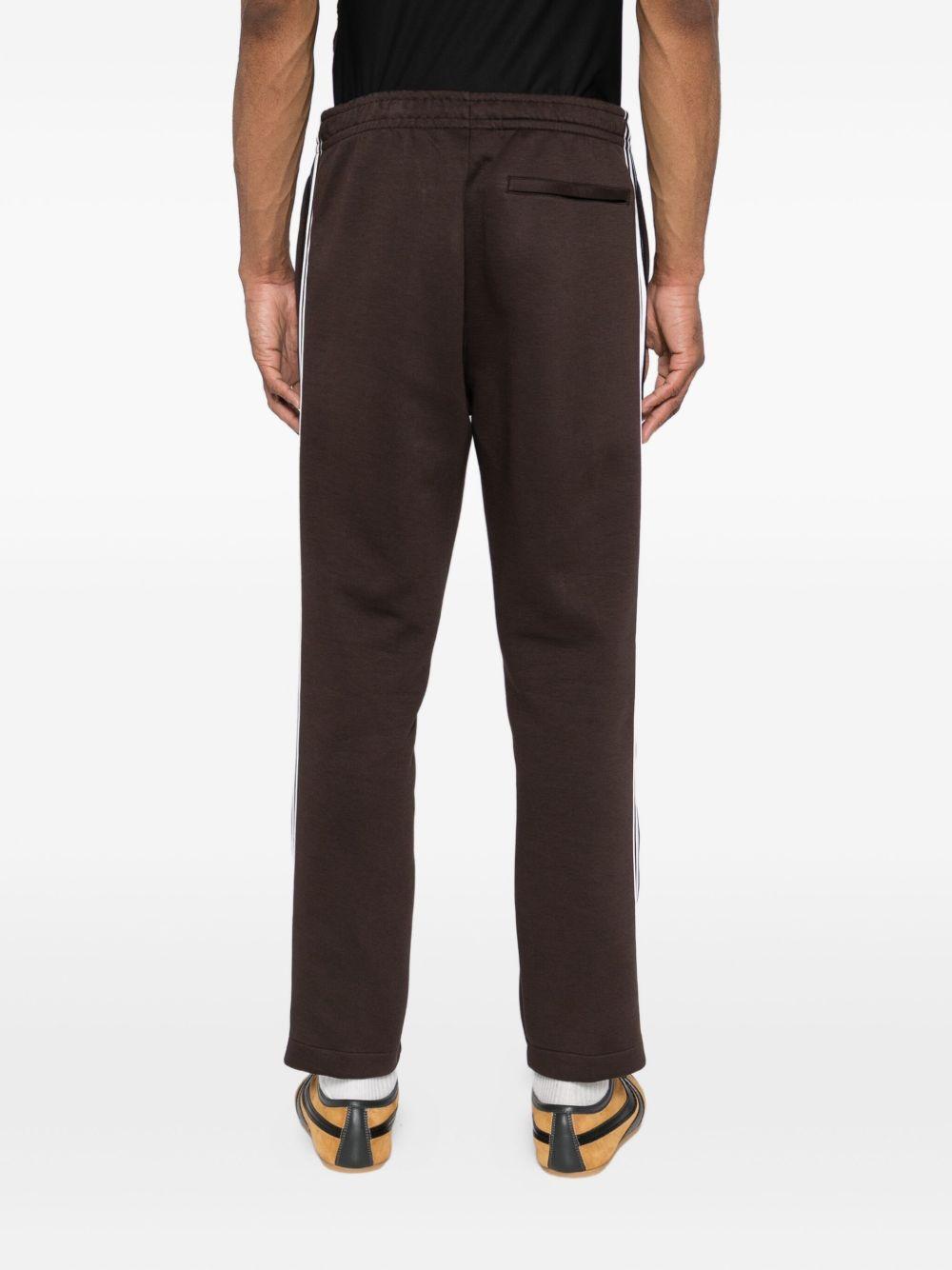 Cedar brown trousers with logo