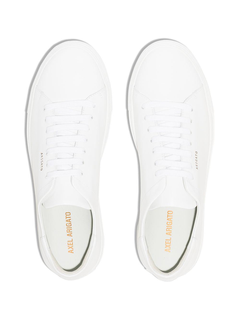 Sneakers con lacci bianche 