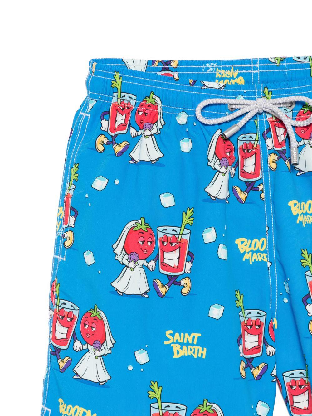 Costume da bagno azzurro 