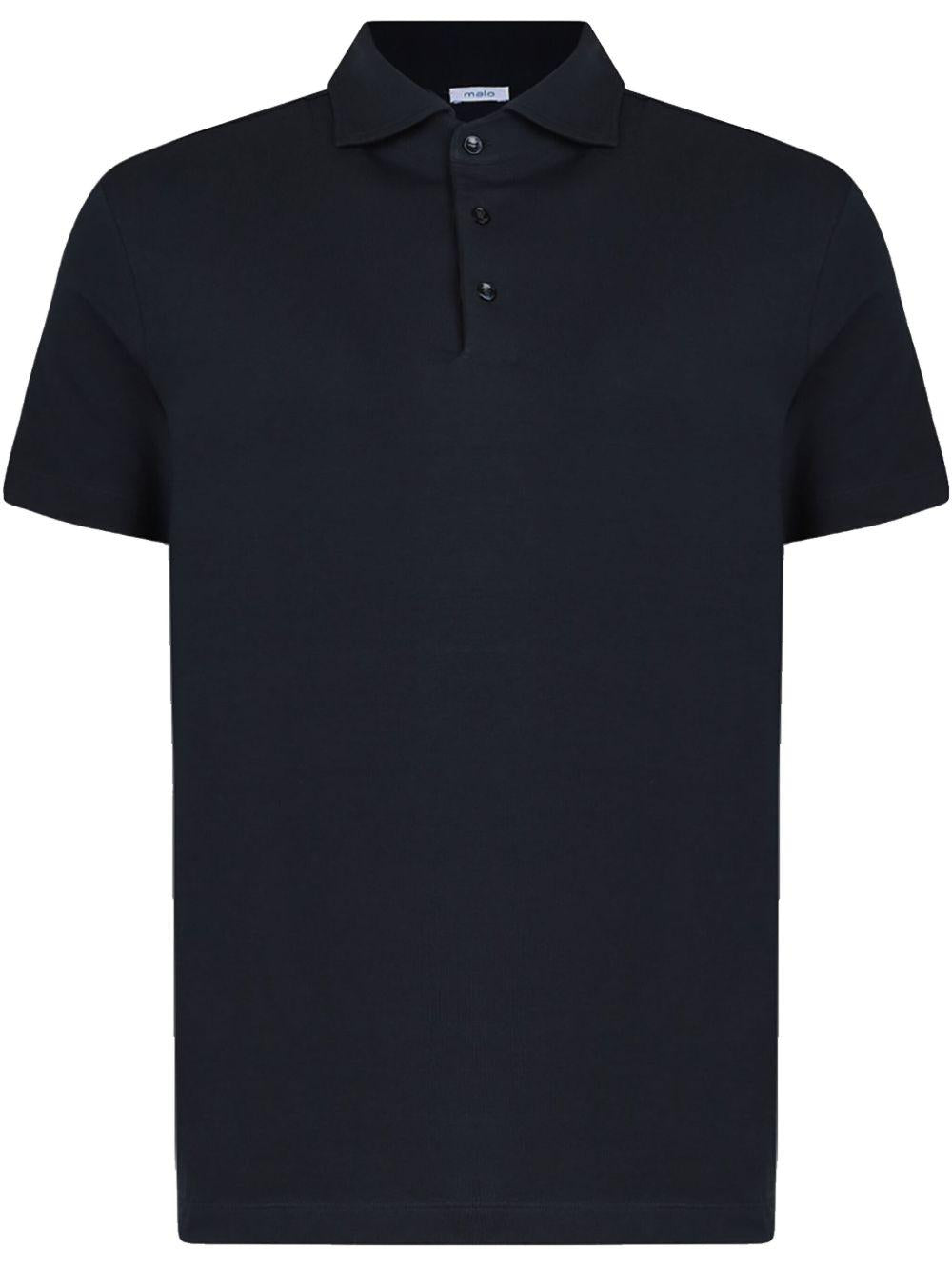 Polo a maniche corte blu 