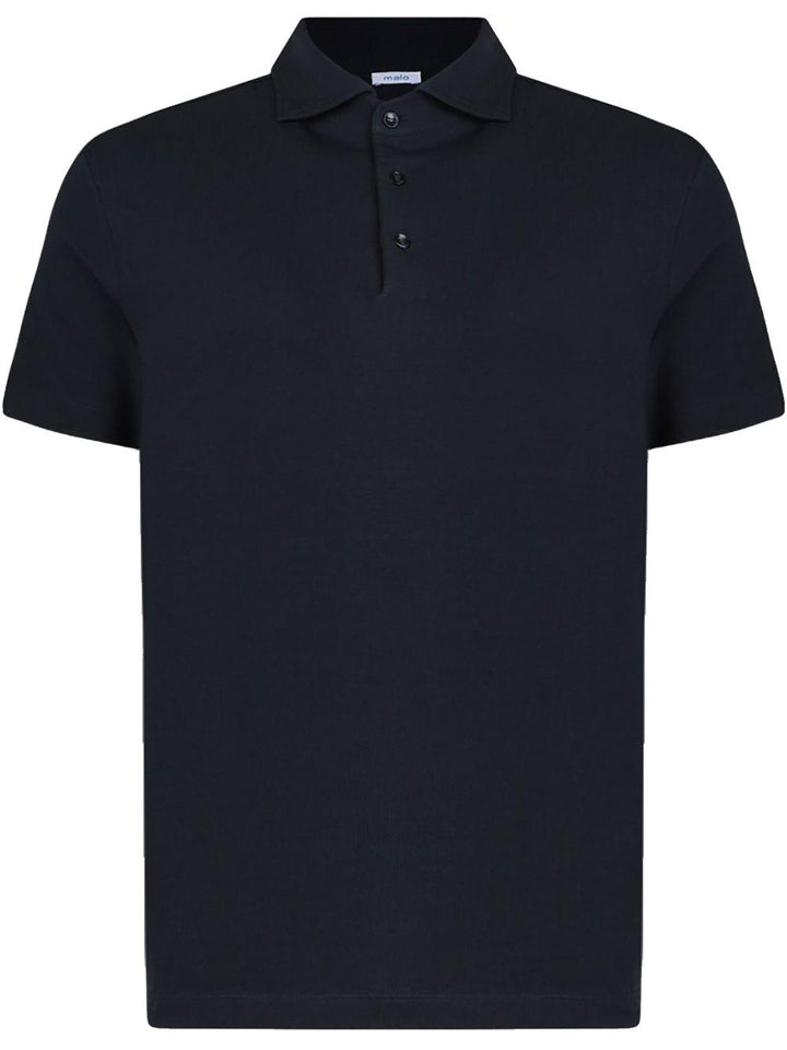 Polo a maniche corte blu 