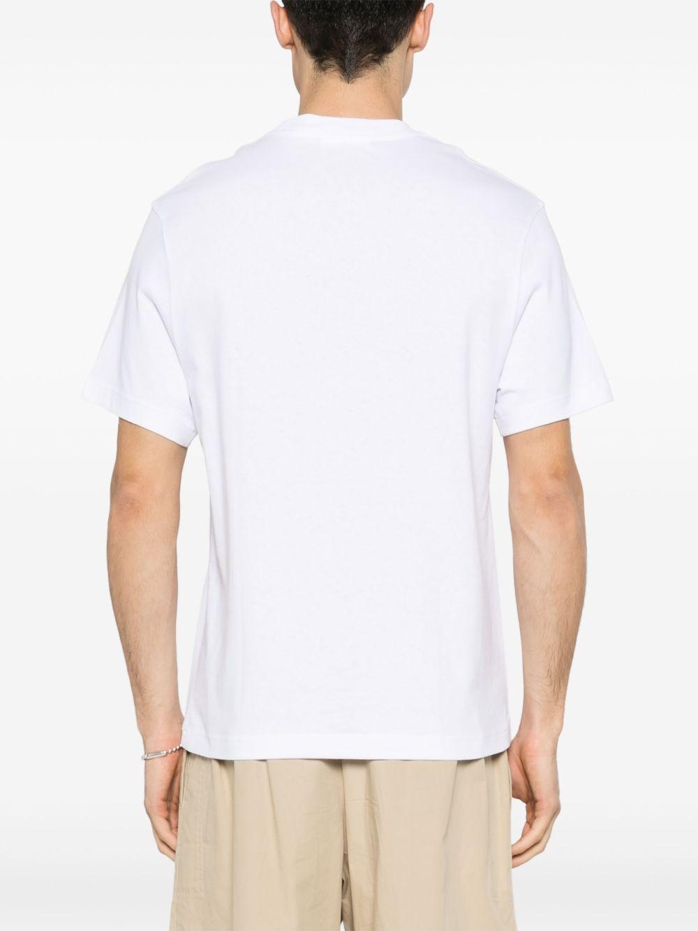 T-shirt bianca con stampa 