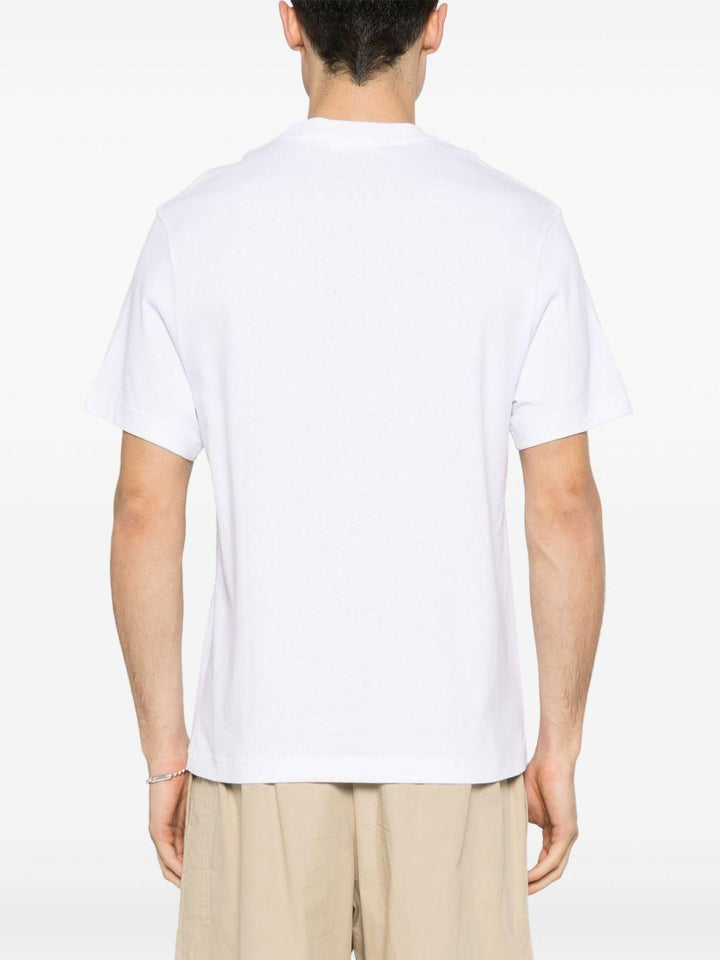 T-shirt bianca con stampa 