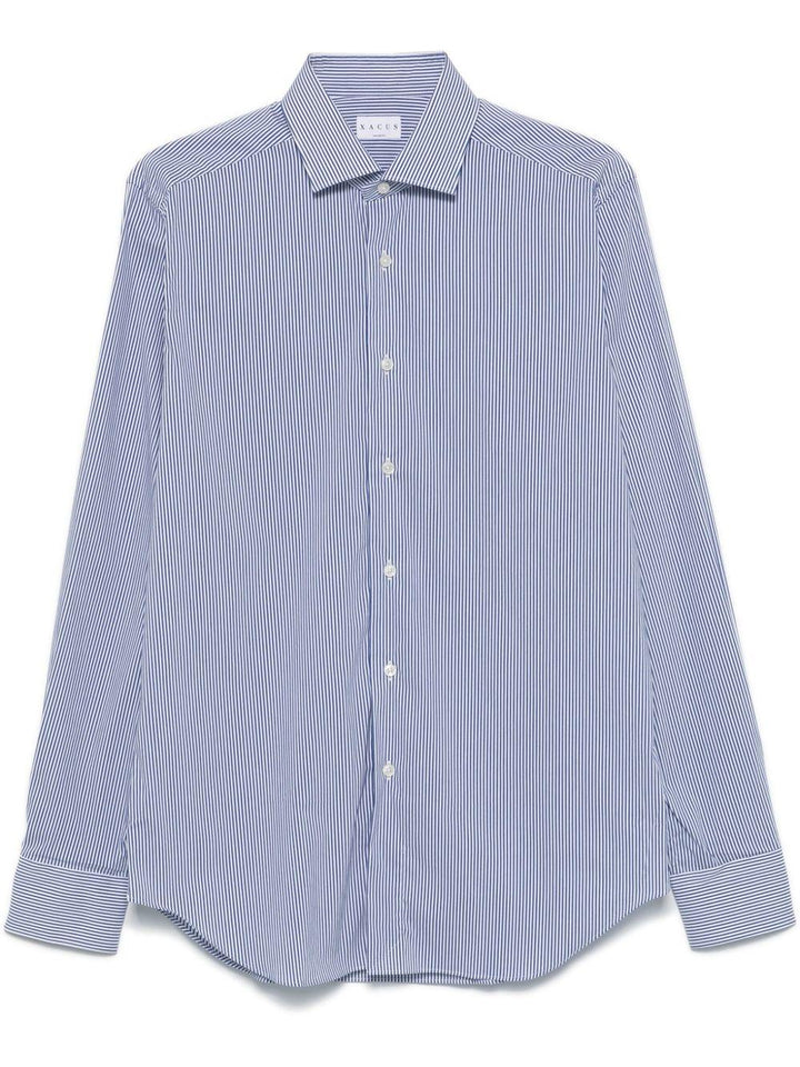 Camicia in cotone blu 