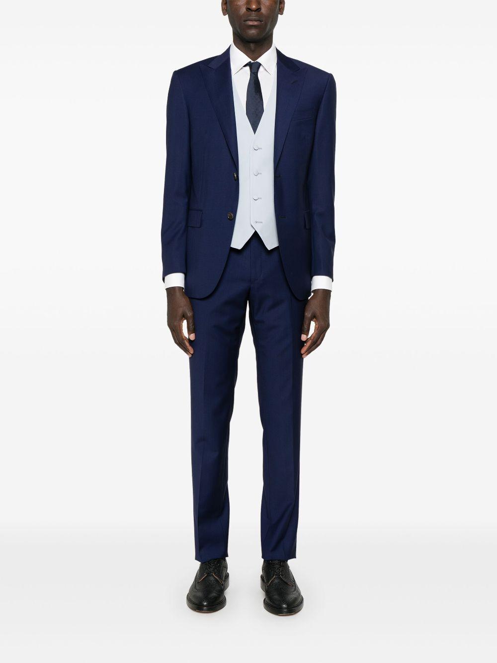 Abito monopetto blu navy 