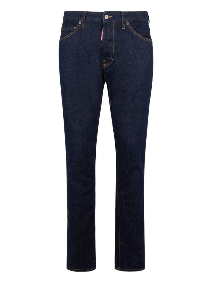 Jeans teddy lavaggio blu navy 