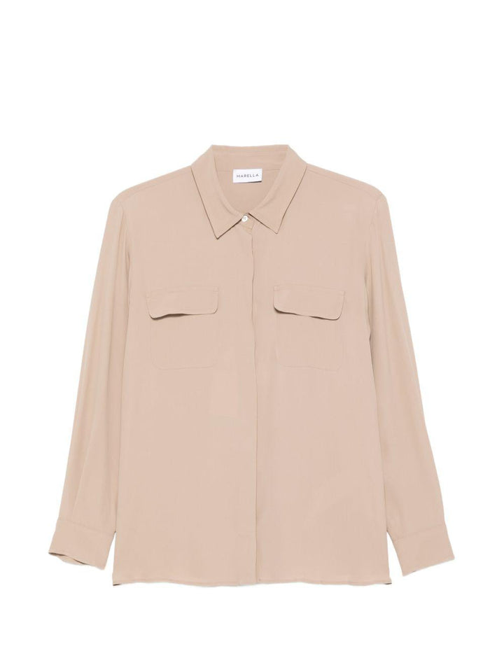 Camicia Febe con colletto e taschino 