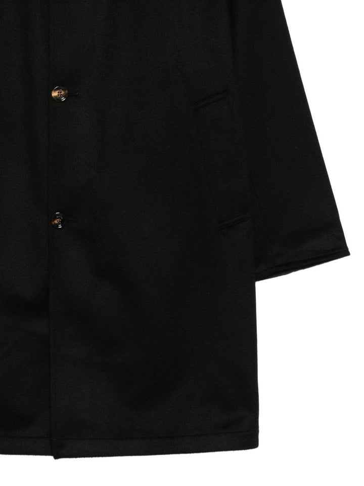 Cappotto con bottoni nero 