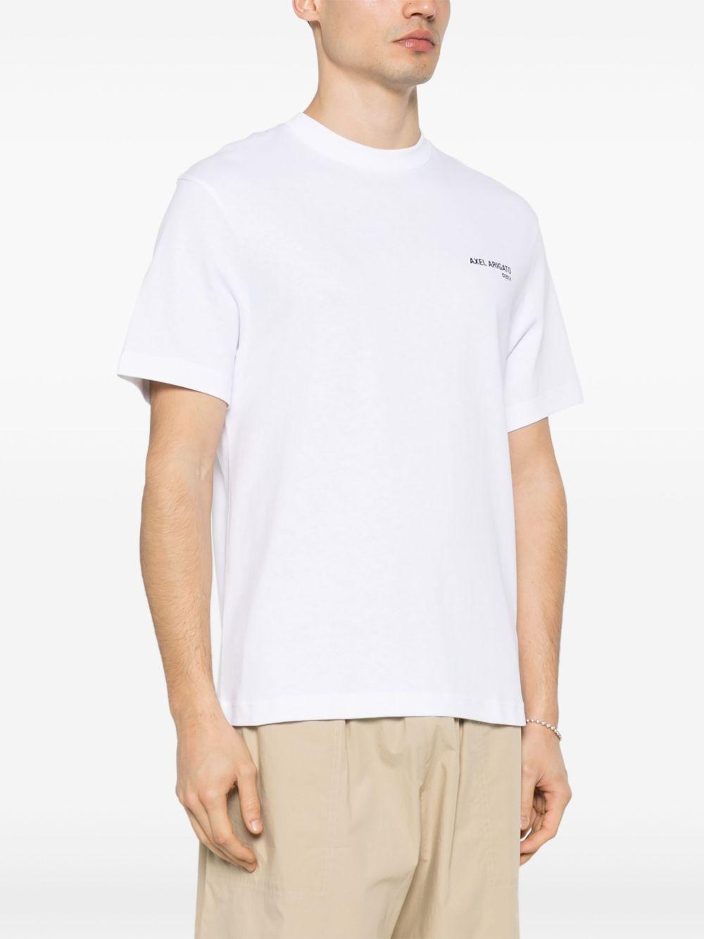 T-shirt bianca con stampa 
