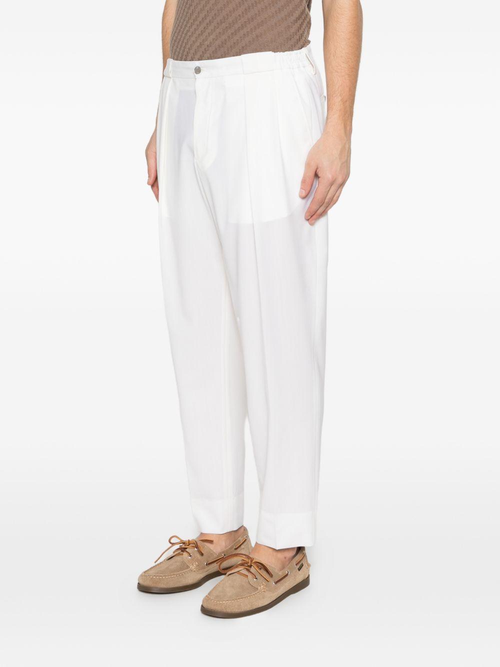 Pantaloni Portobello  plissé naturale 