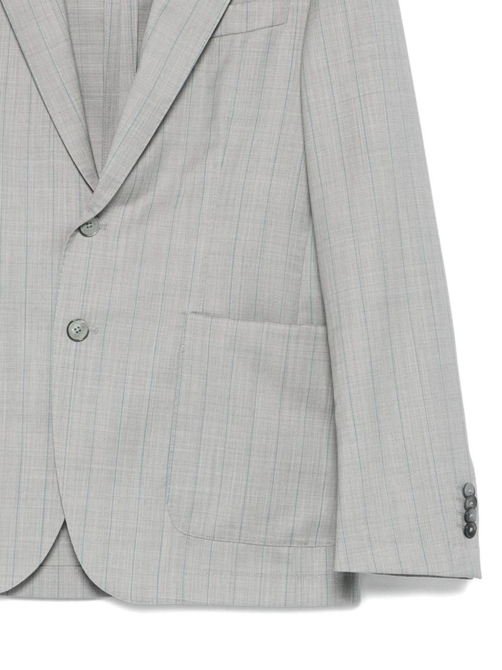 Completo gessato grigio 