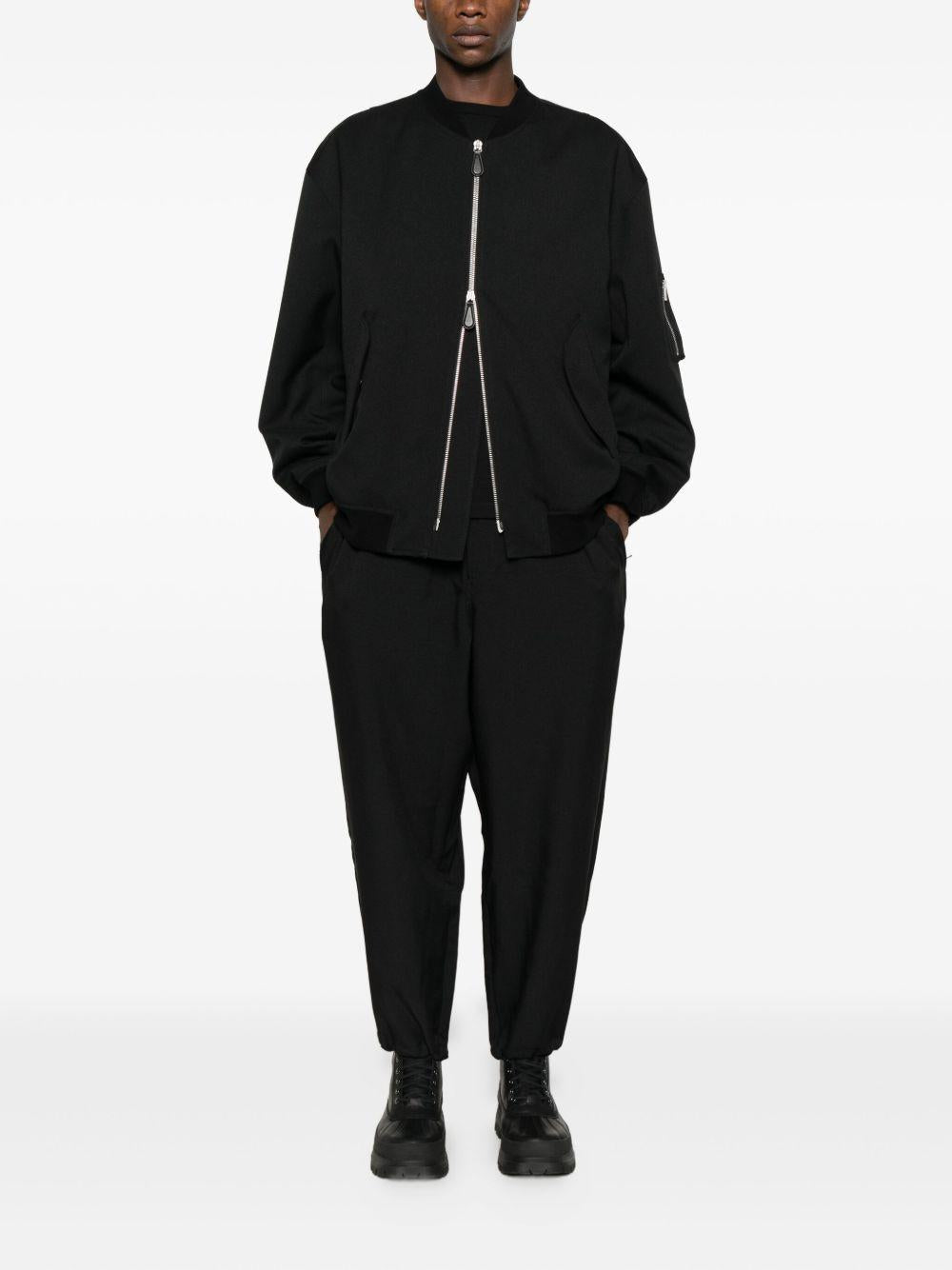 Pantaloni con coulisse neri 