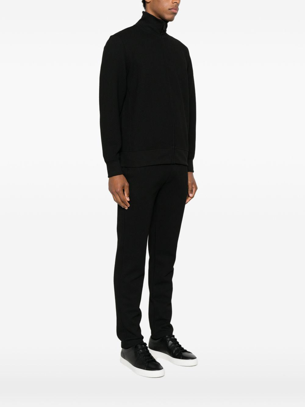 Maglione Colmar con zip nero 