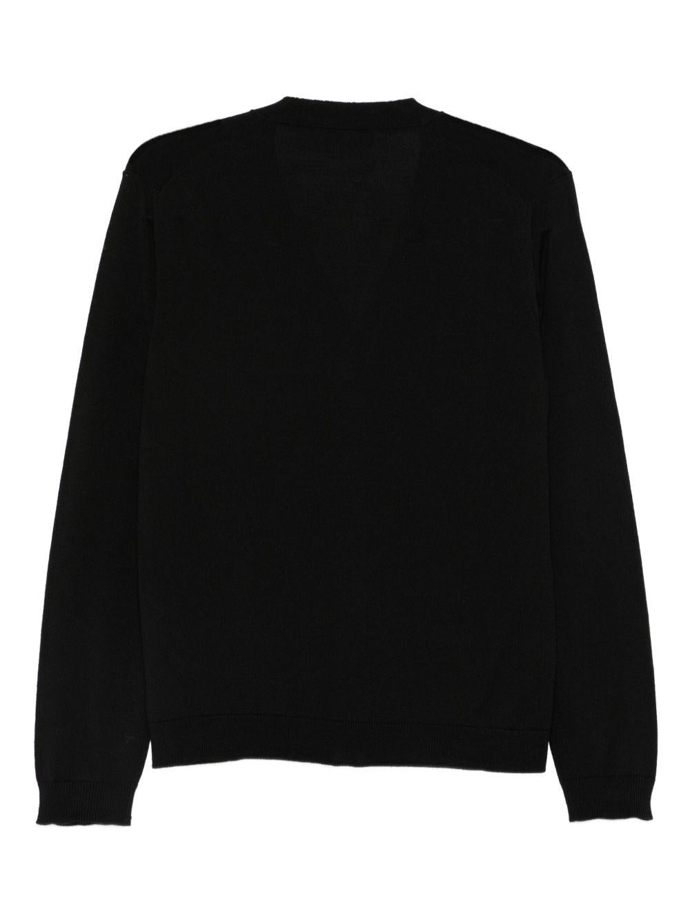 Cardigan con bottoni nero 