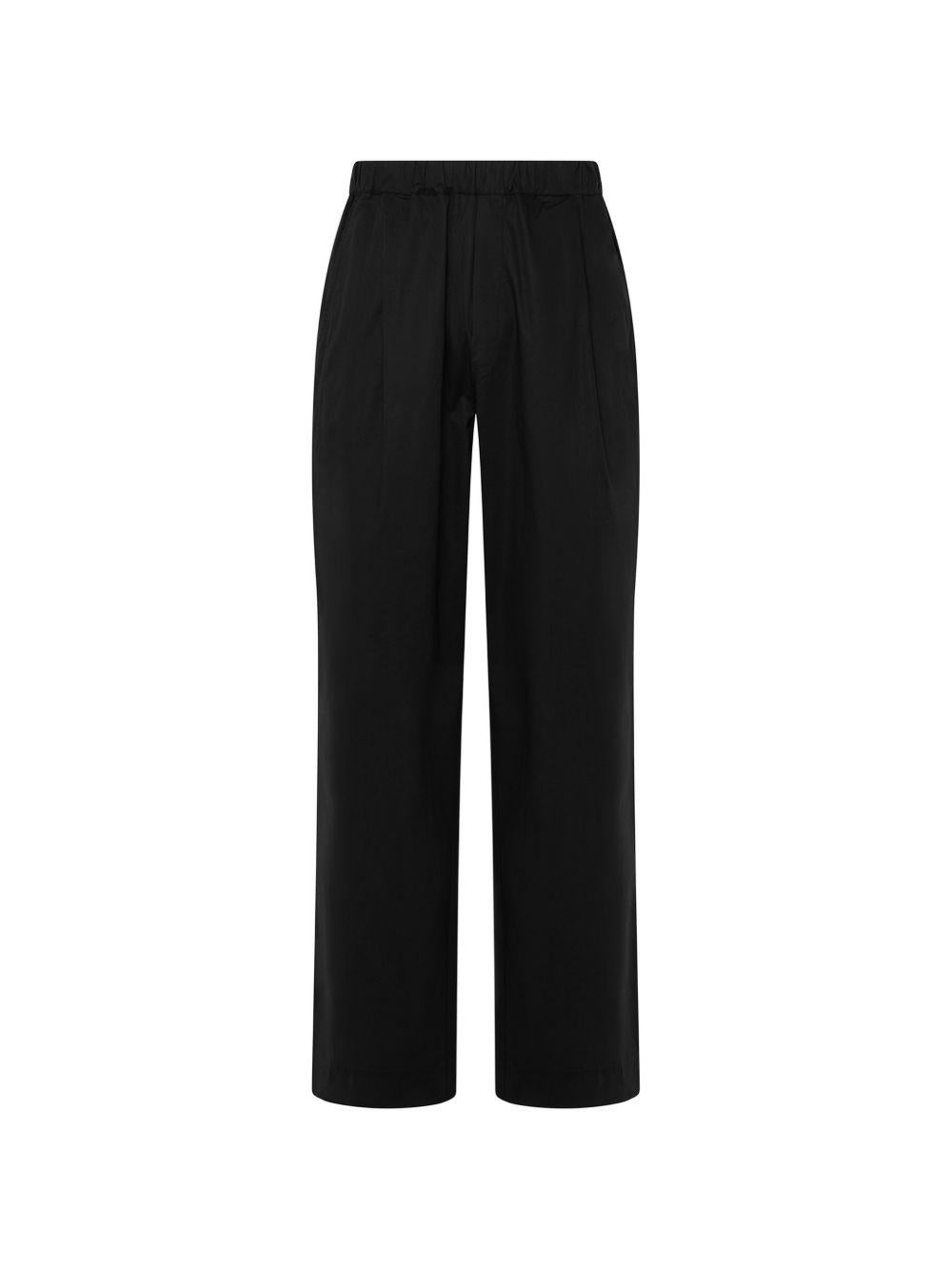 Pantaloni nero con ricamo 