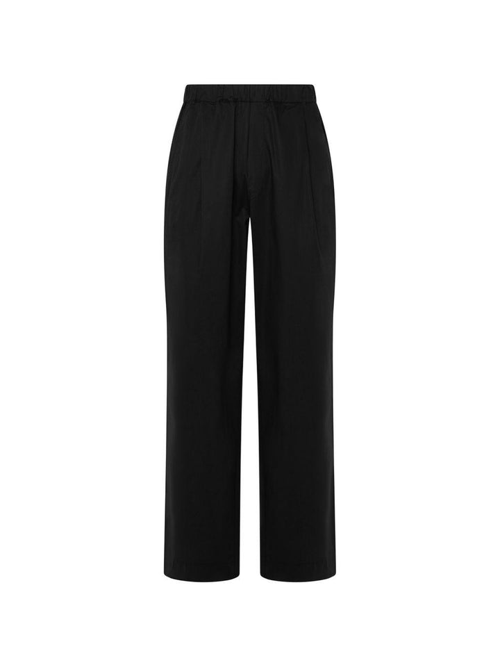 Pantaloni nero con ricamo 
