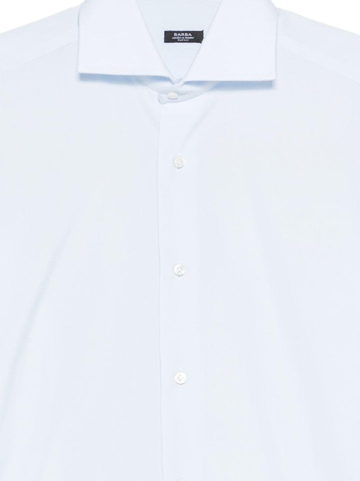 Camicia celeste in cotone 