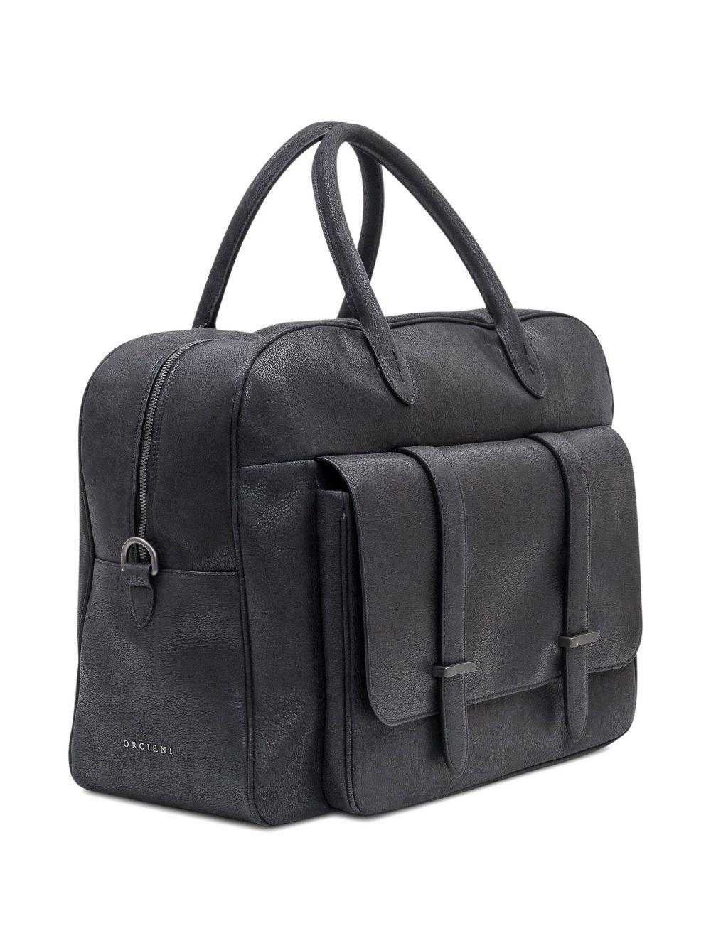 Borsa tote Jones nera con battente 